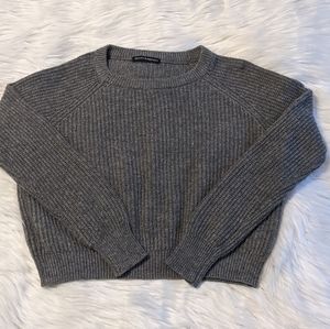 Brandy Melville gray knit sweater one size
